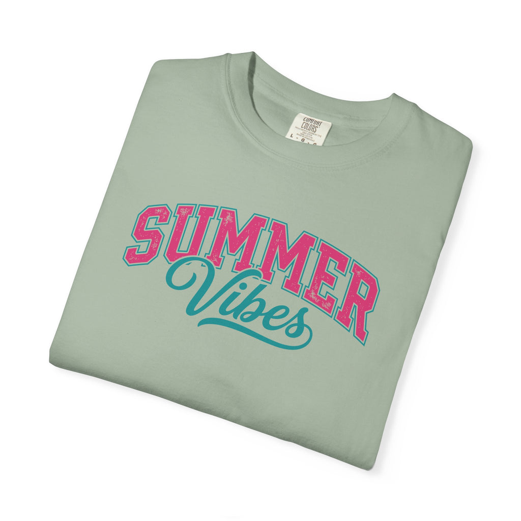 Summer Vibes T-Shirt — Retro Script Graphic Tee