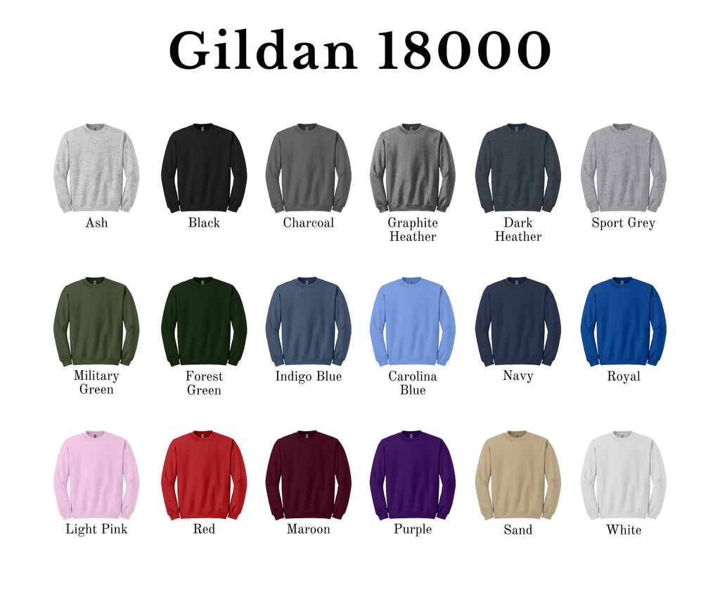 Kindness Makes You Happy Sweatshirt, Be Kind Smiley Crewneck, Gildan 18000 Cotton/Poly