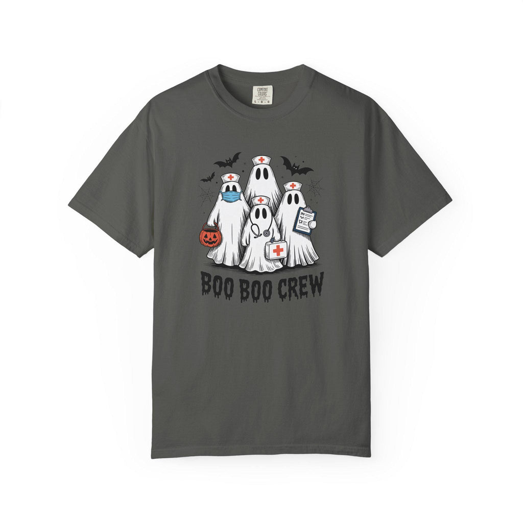 Boo Boo Crew T-Shirt, Unisex Halloween Tee, Ghost-Themed Apparel, Cute Fall Outfit, Casual Spooktacular Gift