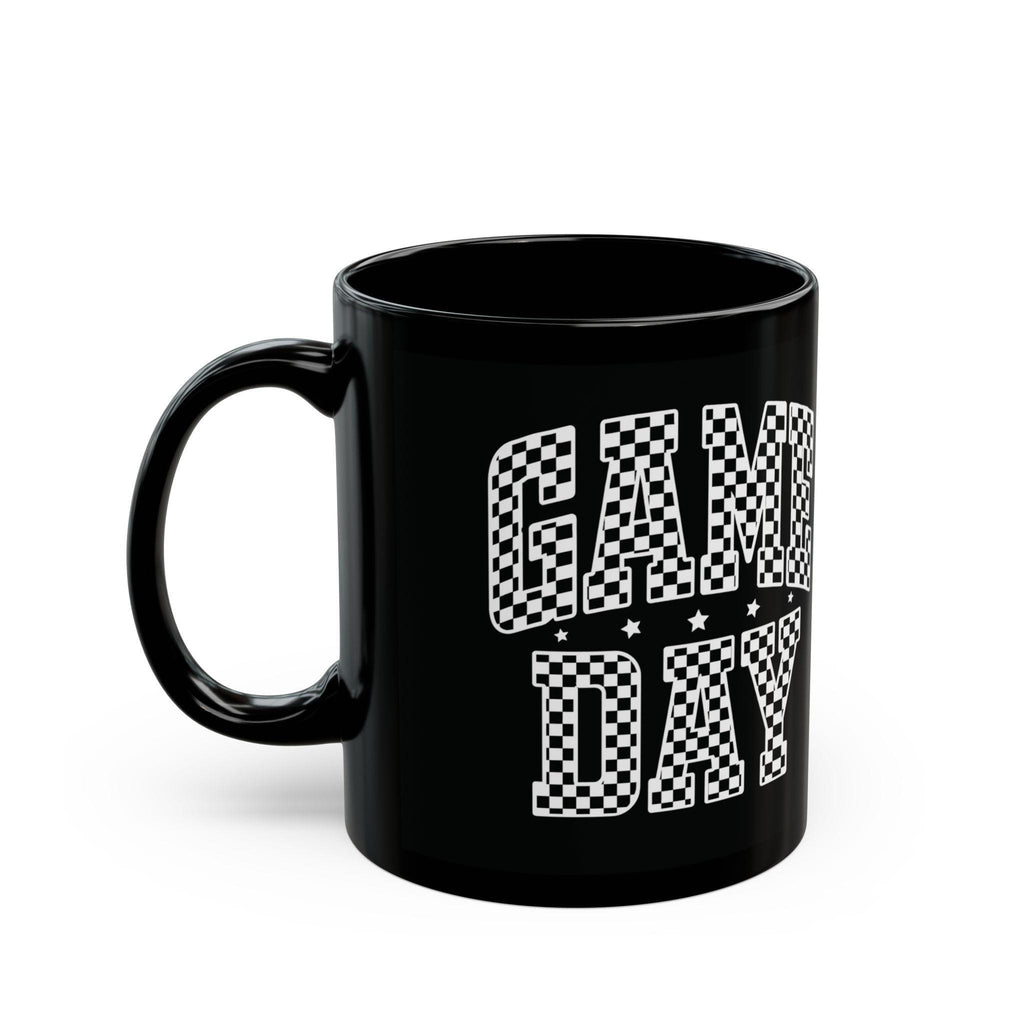 Game Day Black Mug - Perfect for Sports Fans, Coffee Lovers, Gift for Him/Her, Team Spirit, 11oz/15oz