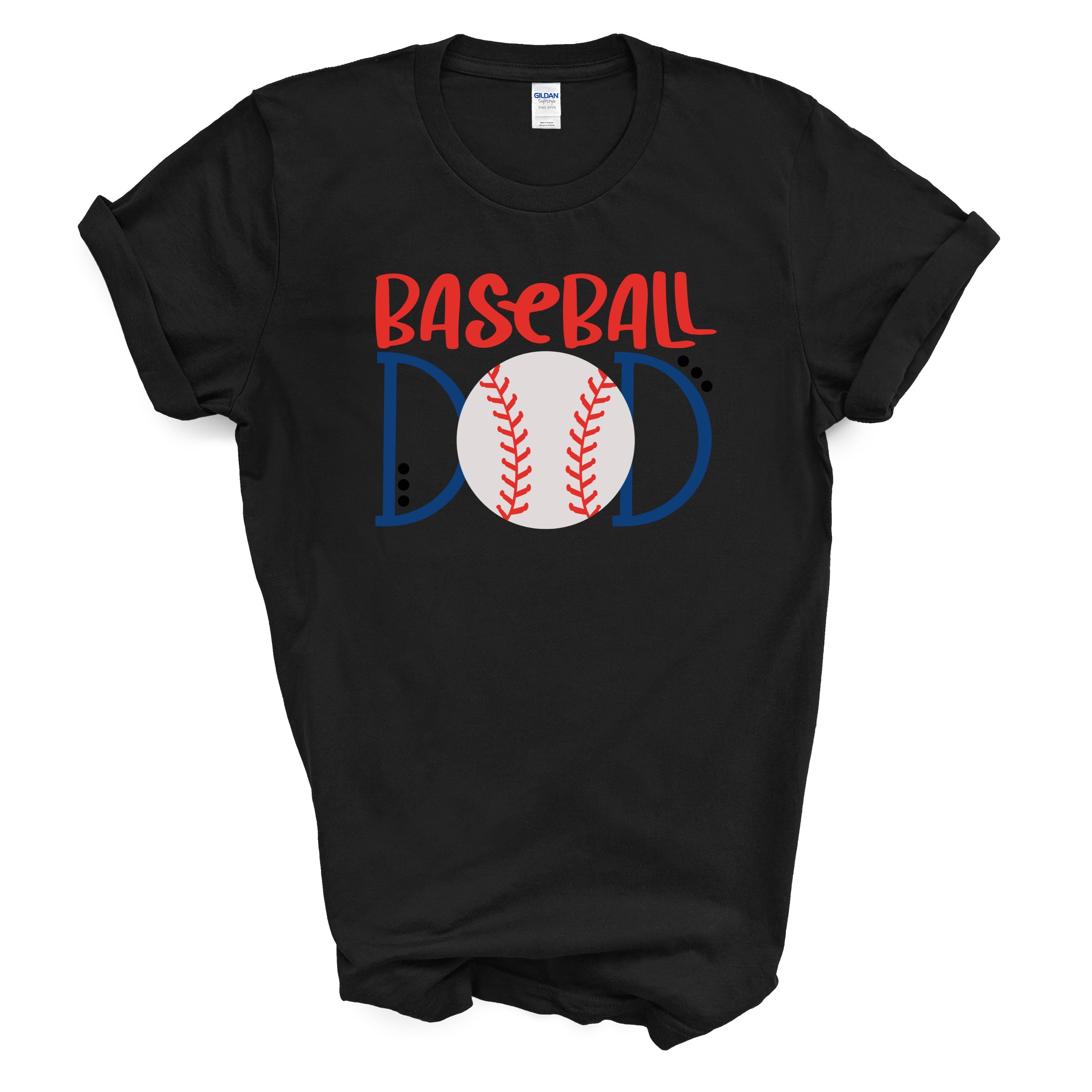 Baseball Dad T-Shirt Graphic Tee Sports Dad Shirt Baseball Lover Gift Game Day Shirt