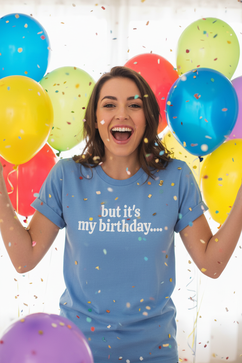 But It’s My Birthday Shirt – Funny Graphic Tee
