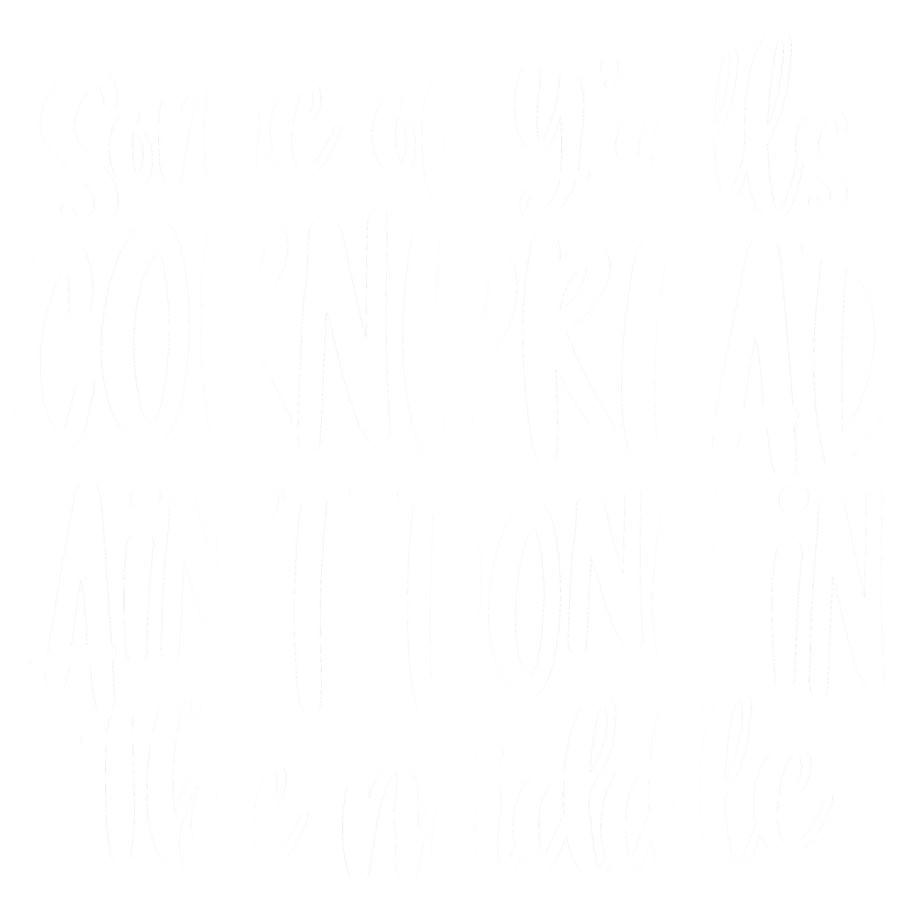 Some of Y'alls Cornbread Ain't Done in the Middle Cotton T-shirt