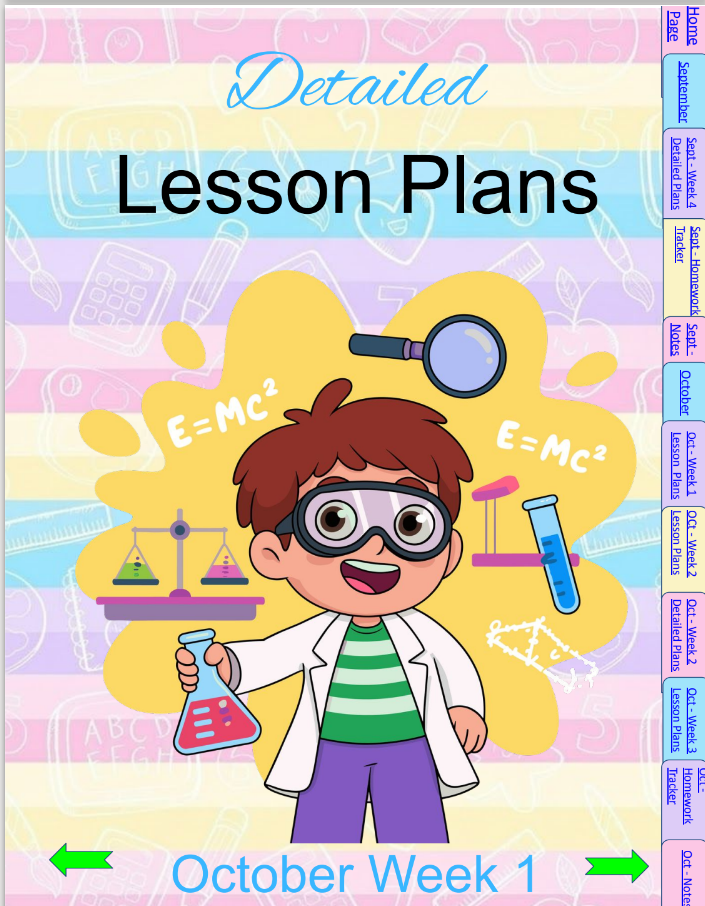 2026–2027 Digital Teacher Planner | Hyperlinked Goodnotes Lesson Planner | Weekly & Detailed Lesson Plan Templates | Teacher Organizer