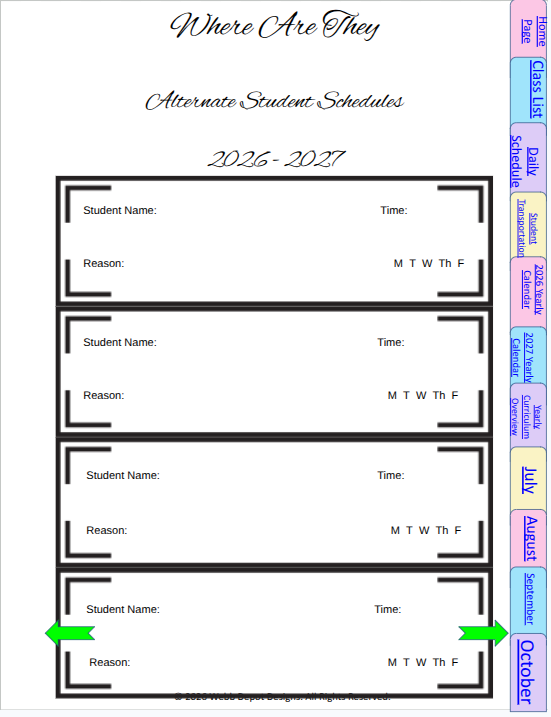 2026–2027 Digital Teacher Planner | Hyperlinked Goodnotes Lesson Planner | Weekly & Detailed Lesson Plan Templates | Teacher Organizer