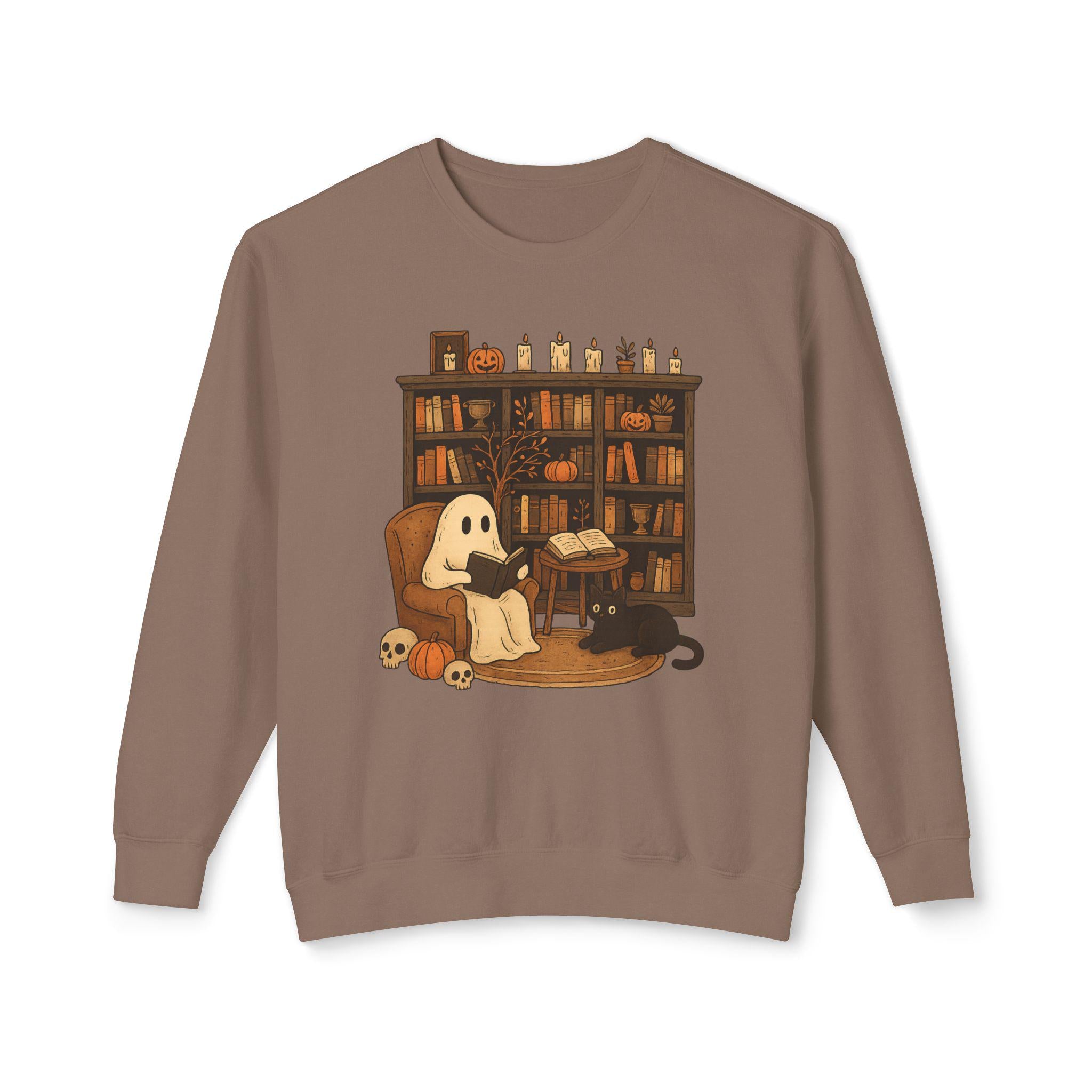 Spooky Literature Crewneck Sweatshirt | Cozy Halloween Apparel, Book Lover Gift, Autumn Fashion