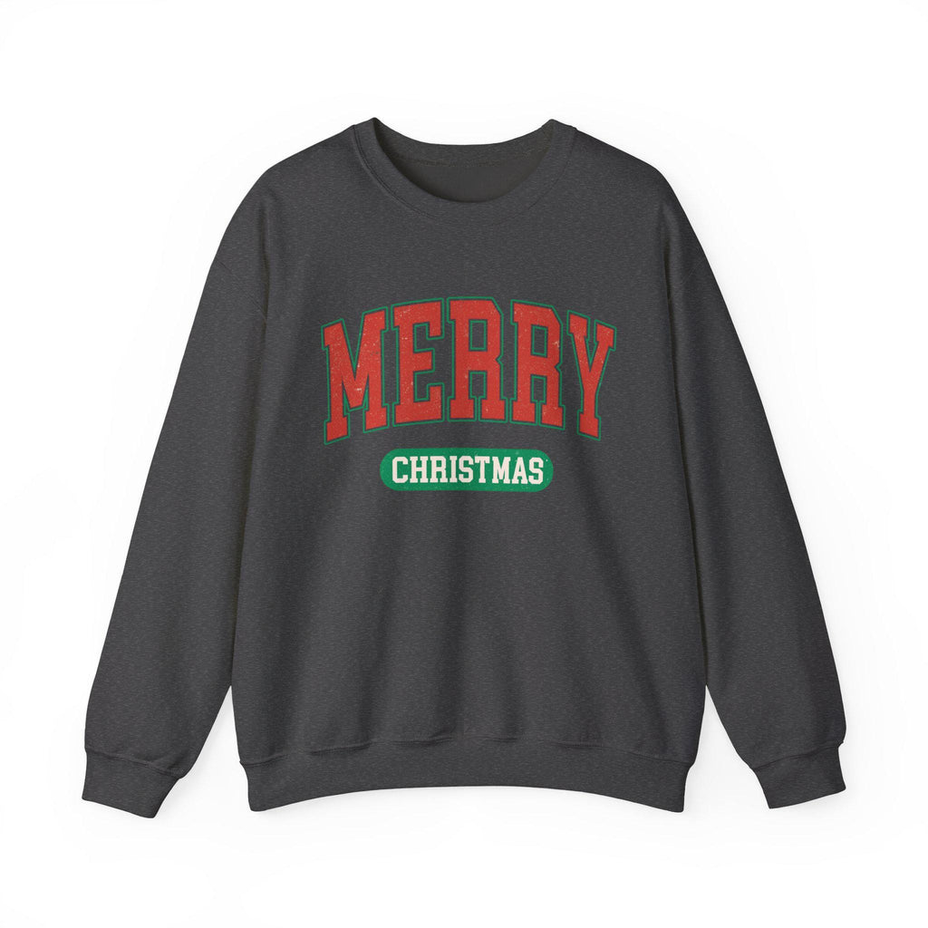 Merry Christmas Sweatshirt, Unisex Crewneck, Holiday Apparel, Cozy Winter Wear, Christmas Fashion