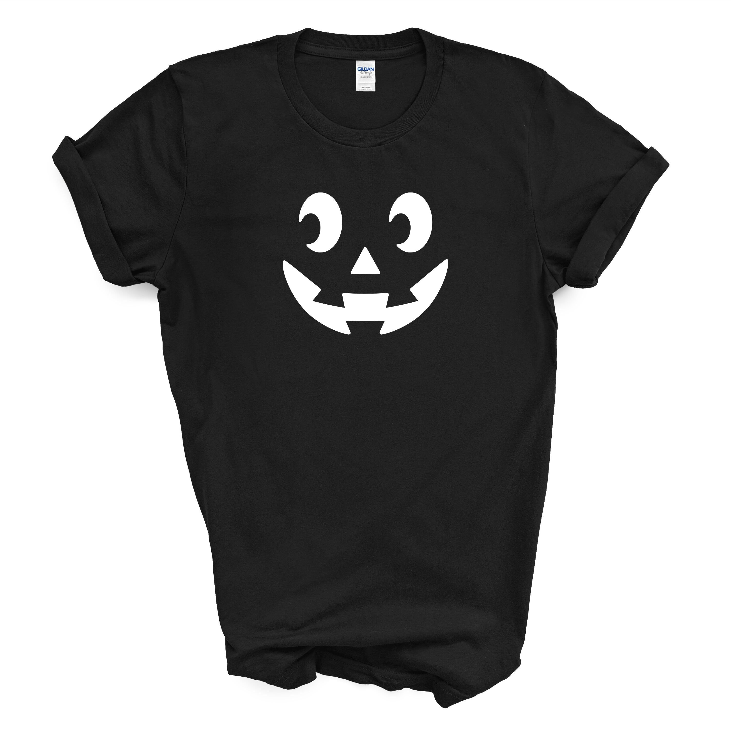 Halloween Pumpkin Face Shirt, Jack-o-lantern Shirts, Funny Pumpkin Face Shirts, Halloween Costume