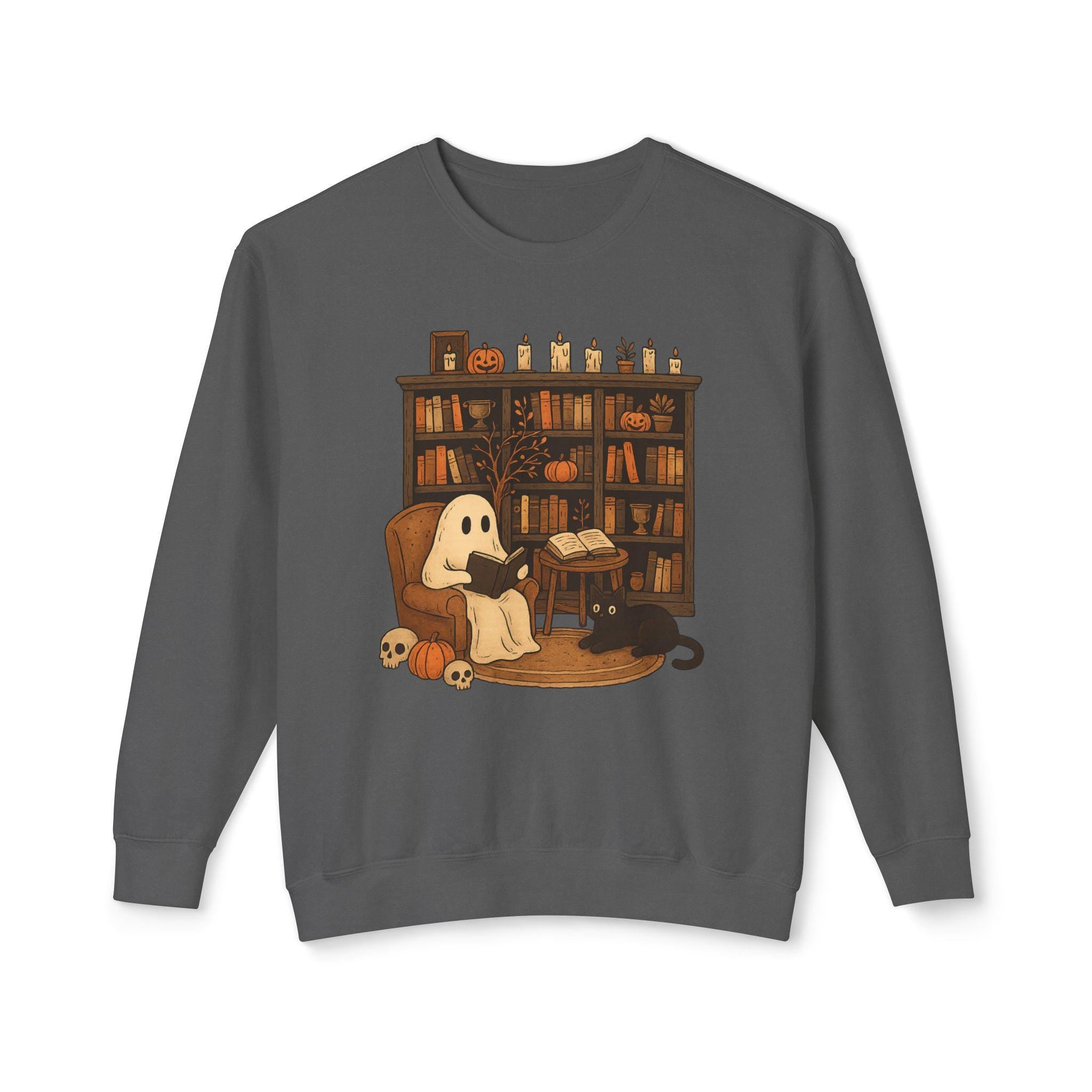 Spooky Literature Crewneck Sweatshirt | Cozy Halloween Apparel, Book Lover Gift, Autumn Fashion