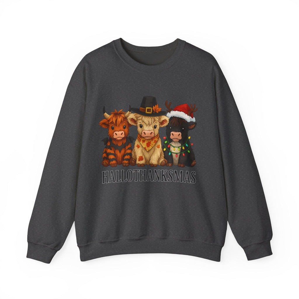 Festive Animal Sweatshirt, Cozy Holiday Apparel, Cute Crewneck for Fall, Thanksgiving and Christmas, Perfect Gift for Animal Lovers