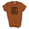 Flannels Boots & Bonfires - It's Fall Y'all T Shirt